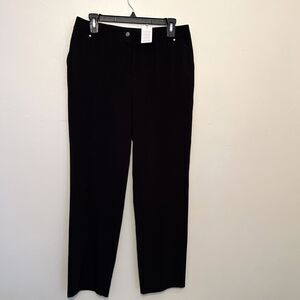 CHICOS Balance Summit Straight Leg Ultralight Work Pant, Black- Size 0, NEW